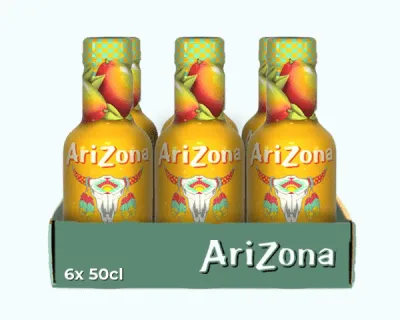 Arizona cowboy cocktail mucho mango pet (6x 50cl)
