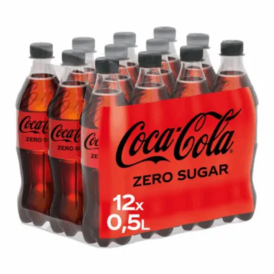 Coca-Cola Zero Sugar Pet (12x 50cl)