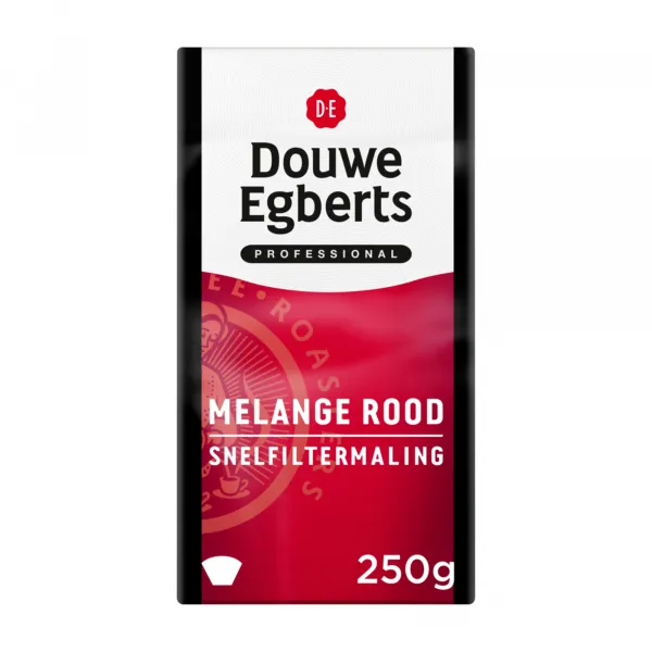 Douwe Egberts Melange Rood Snelfilter (24x 250gr)