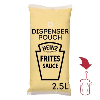 Heinz sauce o mat fritessaus (3x 2,5 liter)