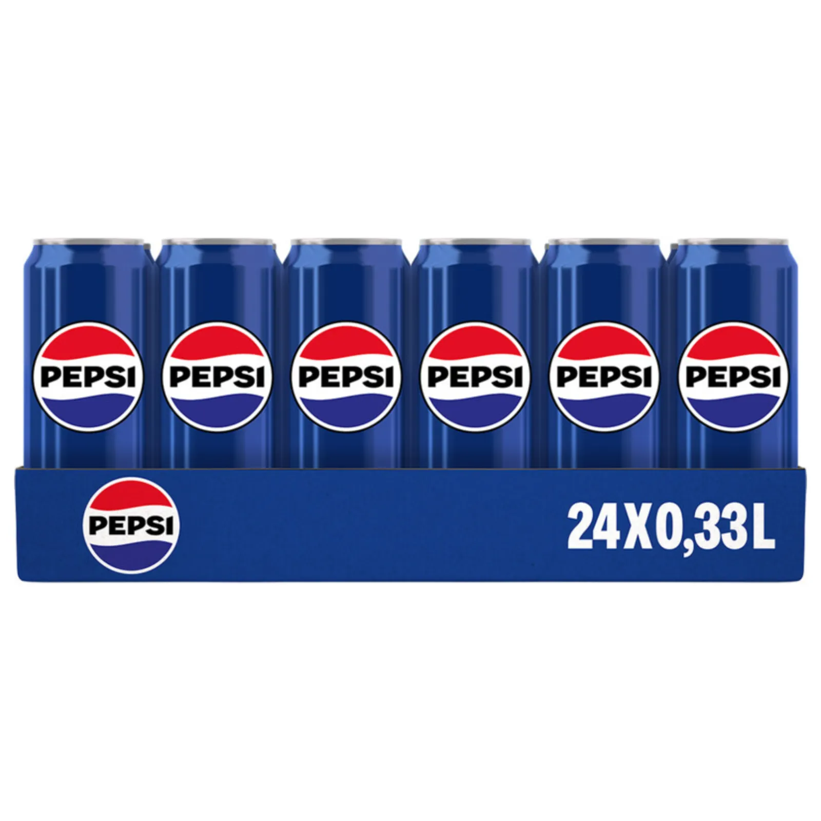 Tray blikjes pepsi regular voorkant