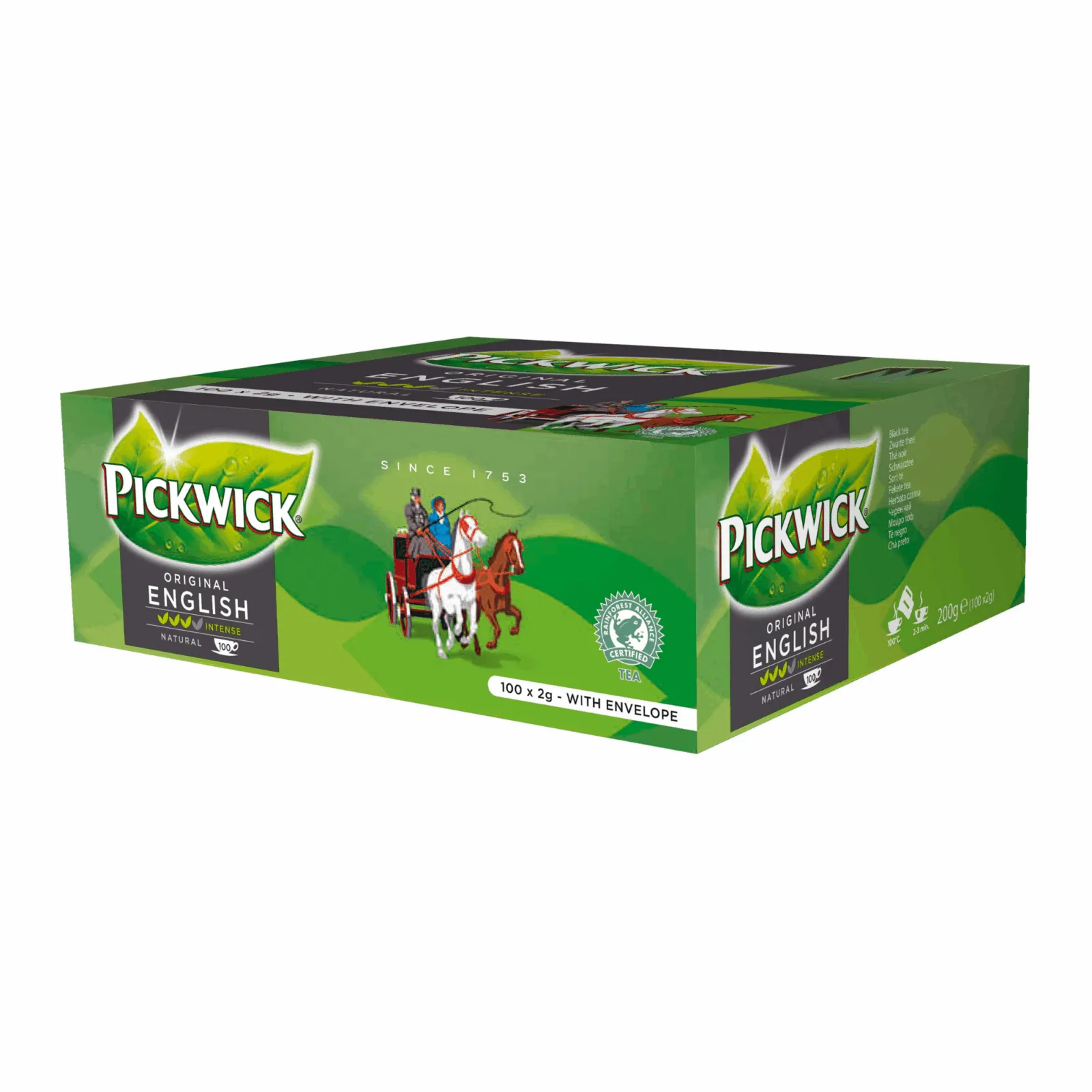 Pickwick English Tea Met Envelop (100x2gr)