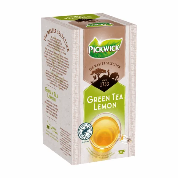 Pickwick Tea Master Selection Green Tea Lemon (4×25 stuks)