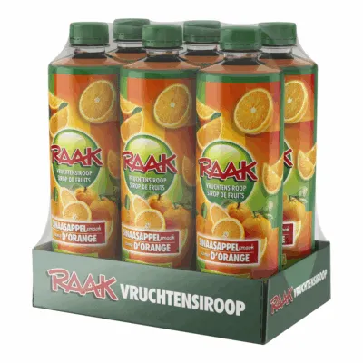 Raak Vruchtensiroop Sinaasappel (6x 750ml)