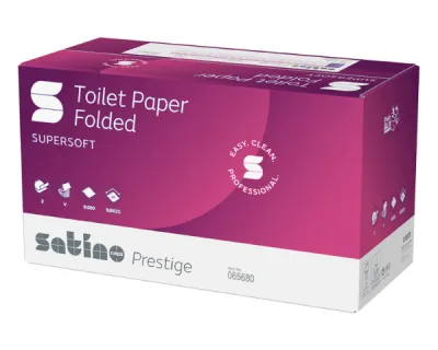 Satino toiletpapier recycled tissue wit 2 laags bulkpack (30x 300 vel)