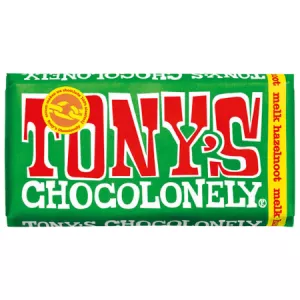 Tony's Chocolonely Reep Melkchocolade Hazelnoot (15x 180gr)