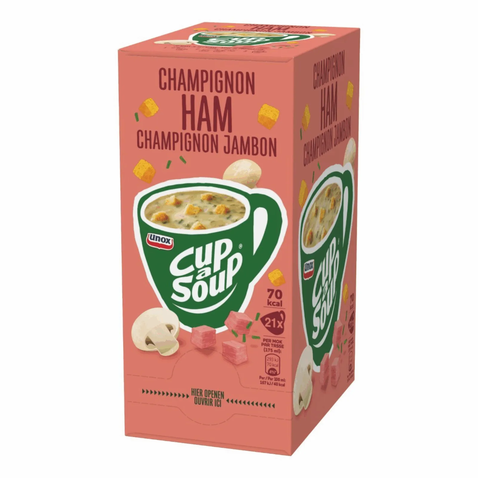 Unox Cup-a-Soup Champignon Ham (21x 175ml)