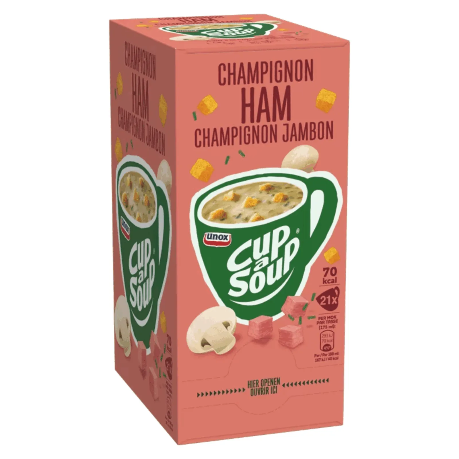 Unox Cup-a-Soup Champignon Ham (21x 175ml)