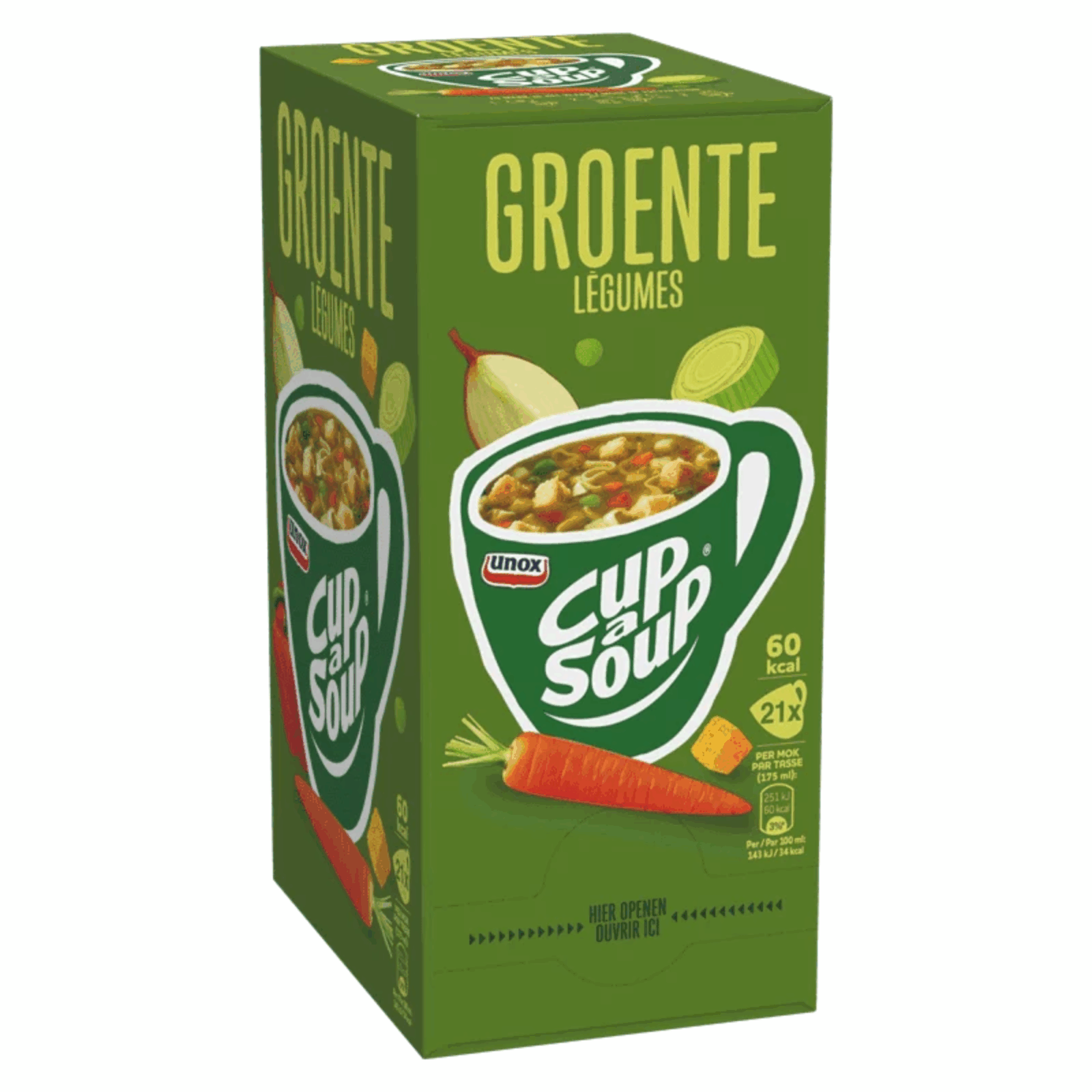 Unox Cup-a-Soup Groente (21x 175ml) - Groothandel Compliment.nl