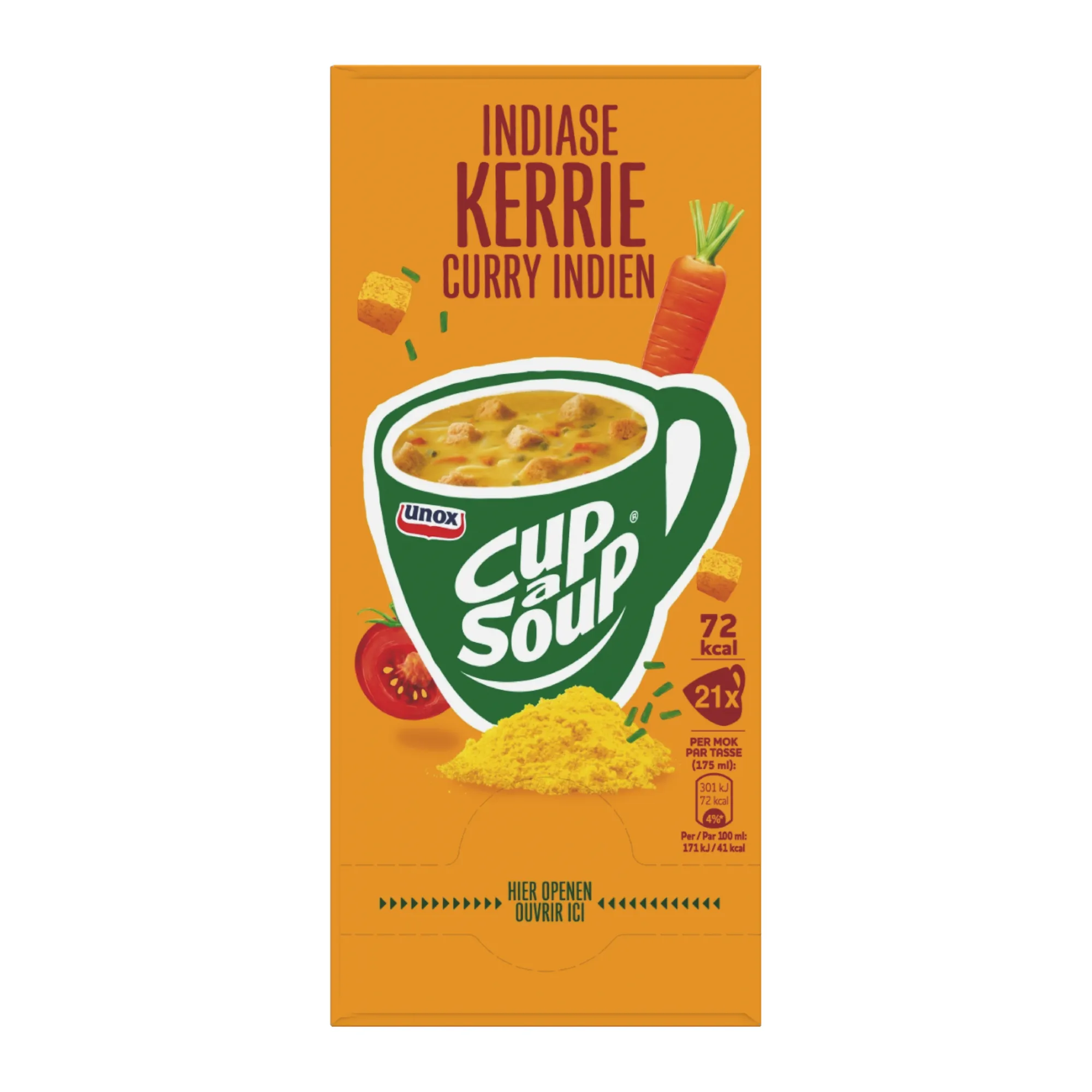 Unox Cup-a-Soup Indiase Kerrie (21x 175ml)