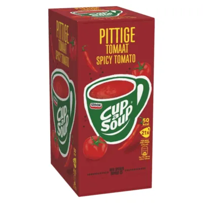 Unox Cup-a-Soup Pittige Tomaat (21x 175ml)