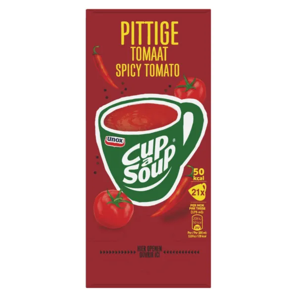 Unox Cup-a-Soup Pittige Tomaat (21x 175ml)