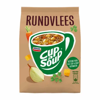 Unox Cup-a-Soup Vending Rundvlees (4 zakken)