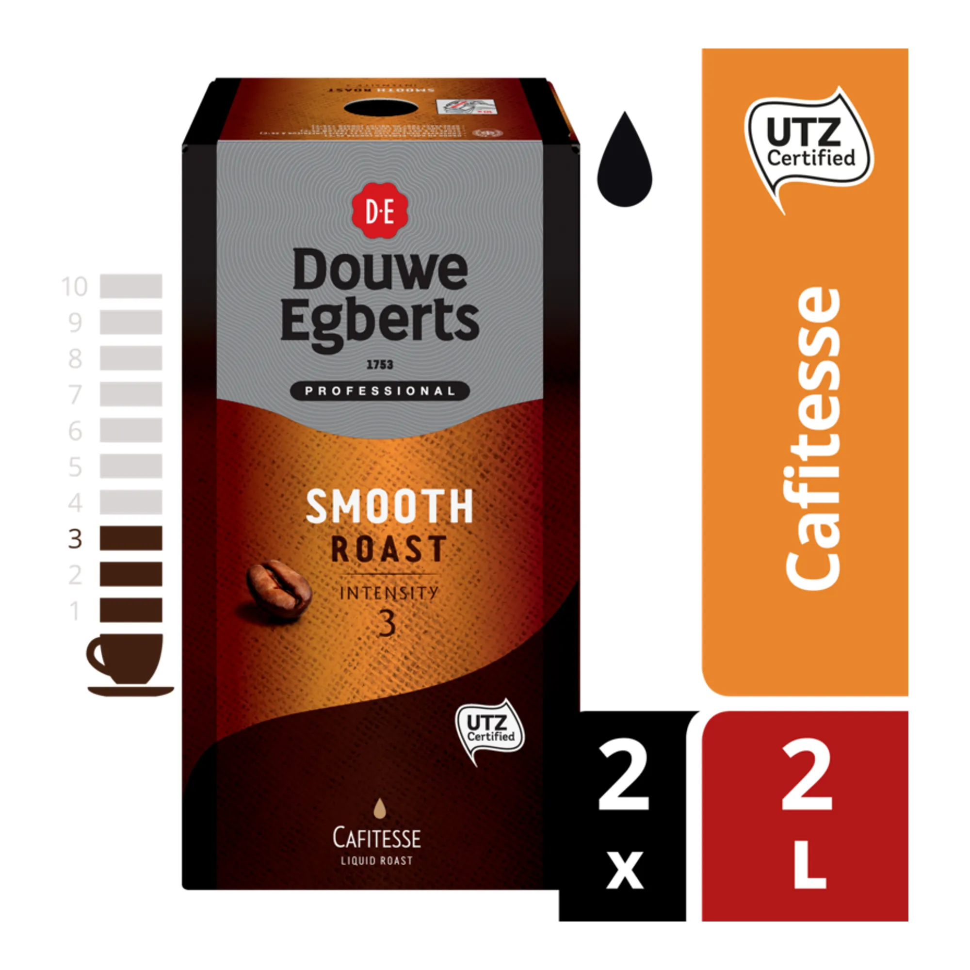 Douwe Egberts Cafitesse Smooth Roast (2x 2 liter)