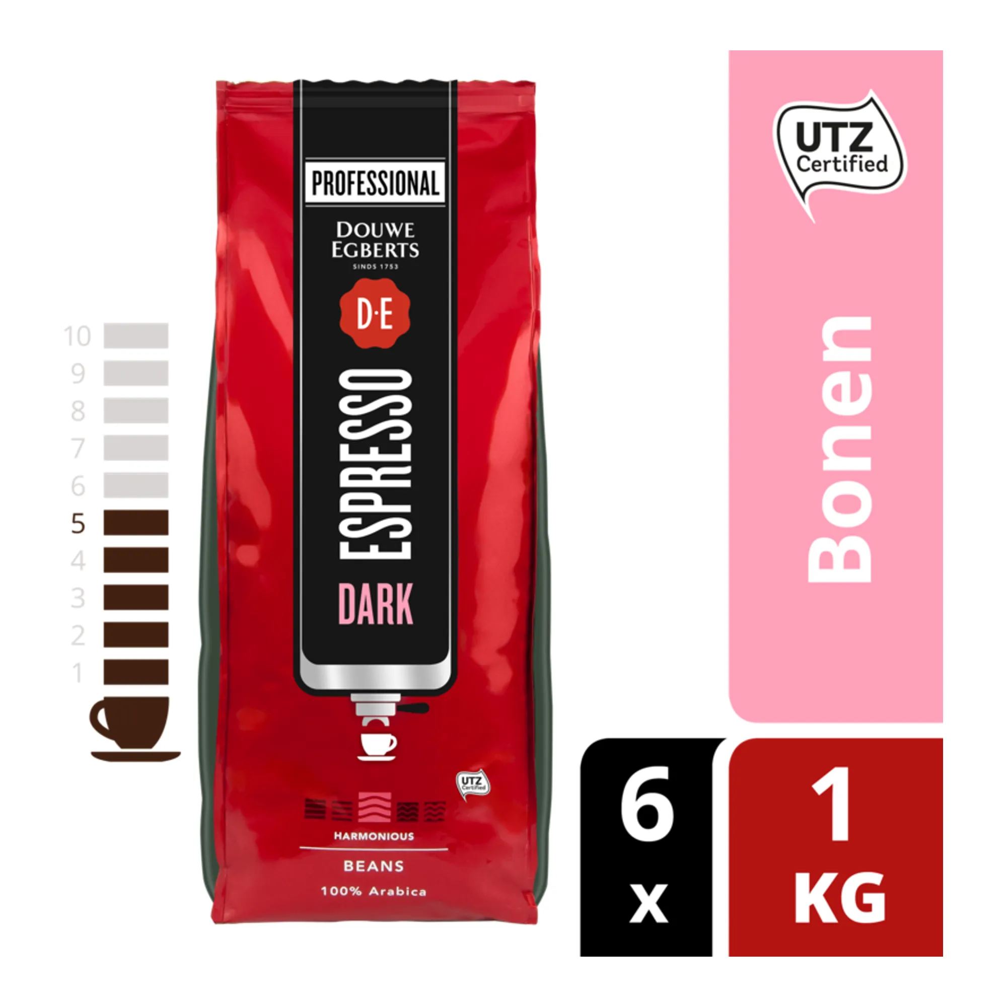 Douwe Egberts Espresso Bonen Dark Roast (1kg)