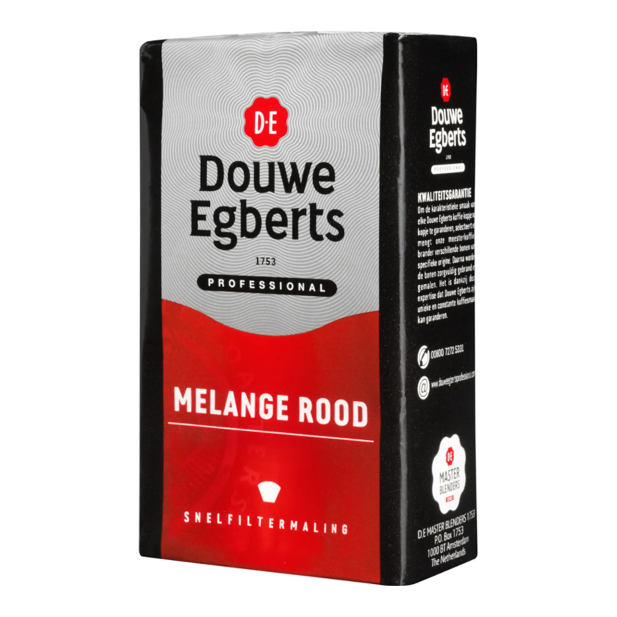 Douwe Egberts Melange Rood Snelfilter (24x 250gr)
