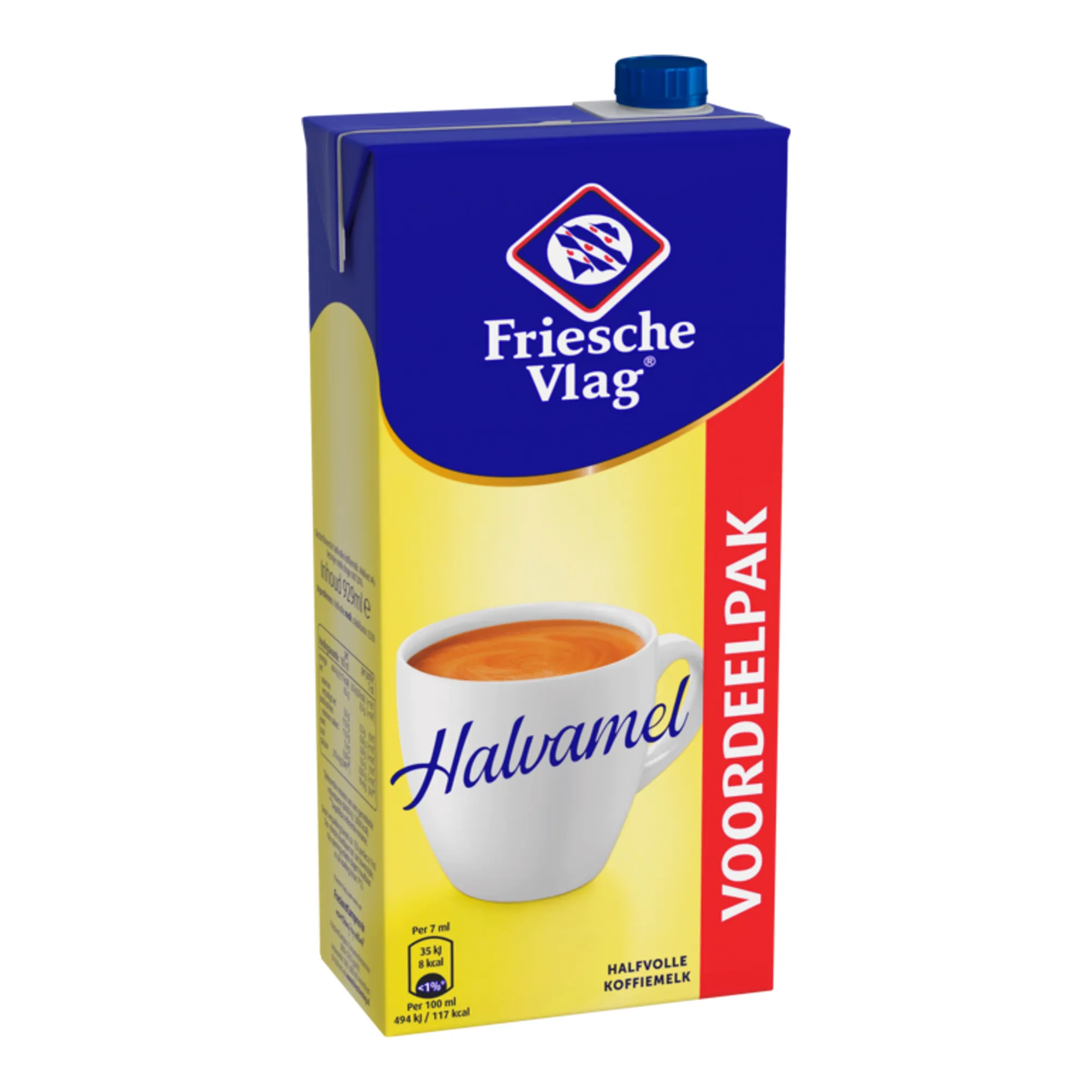 Friesche Vlag Halvamel Pak (6x 930ml)