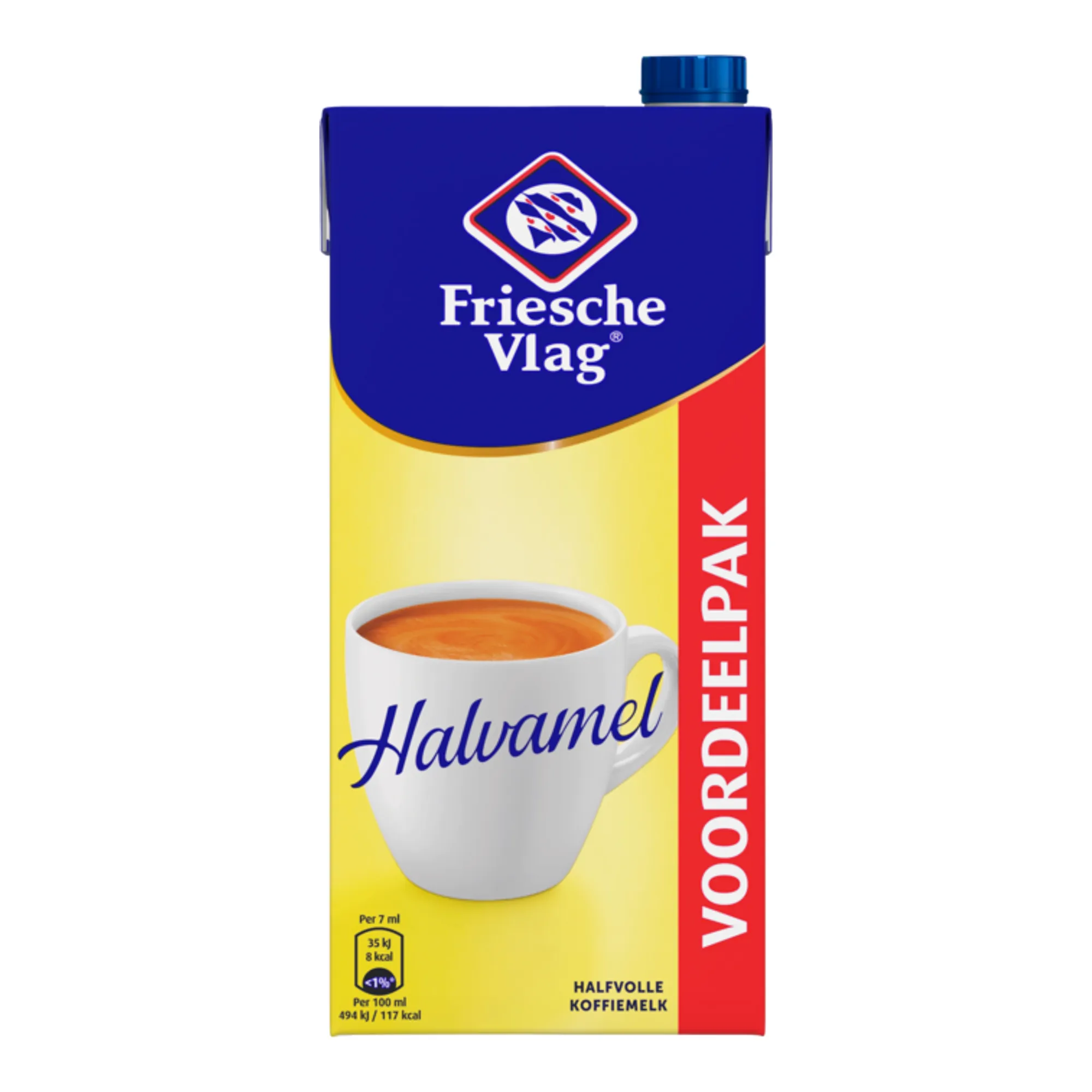 Friesche Vlag Halvamel Pak (6x 930ml)