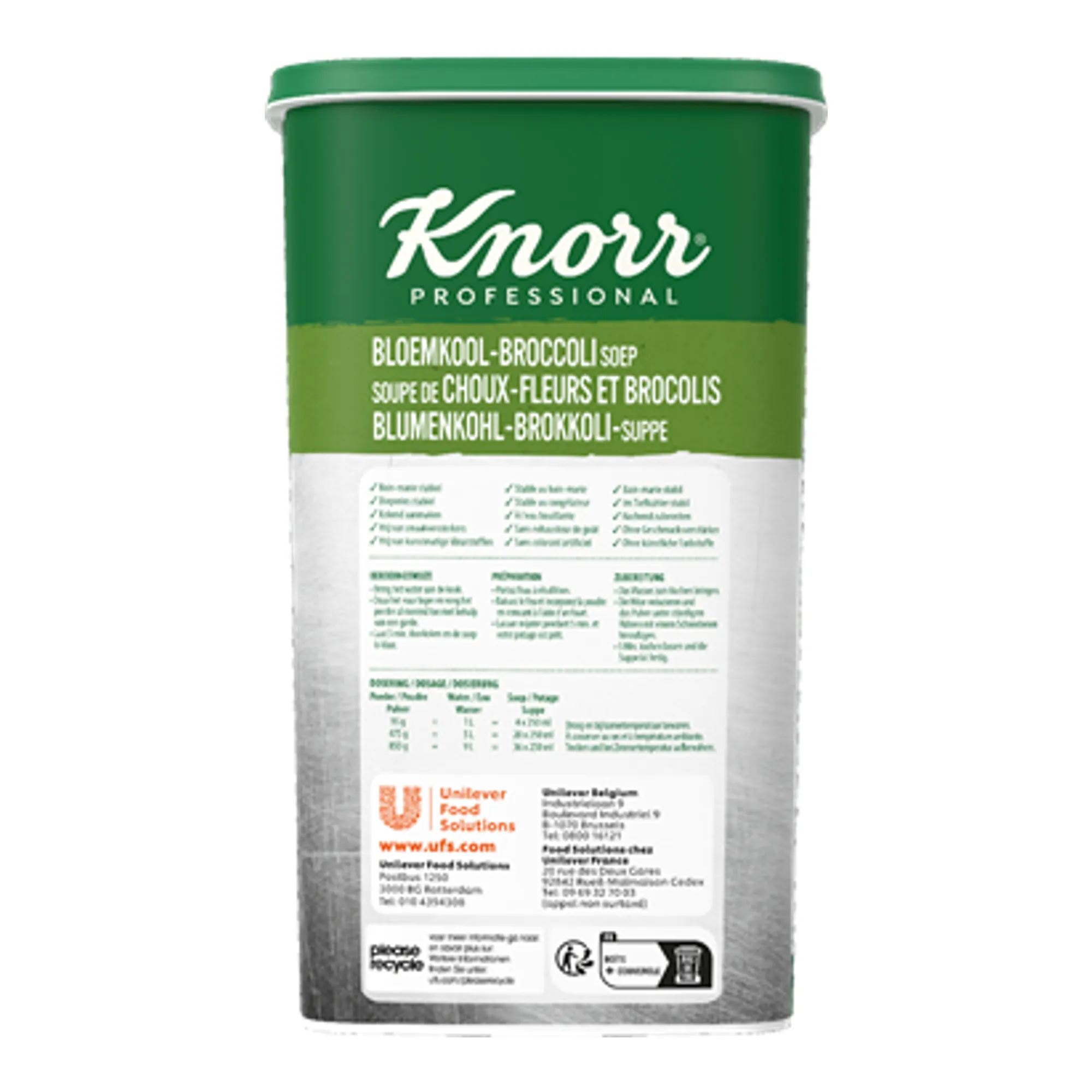 Knorr Bloemkool-Broccolisoep (9 liter)