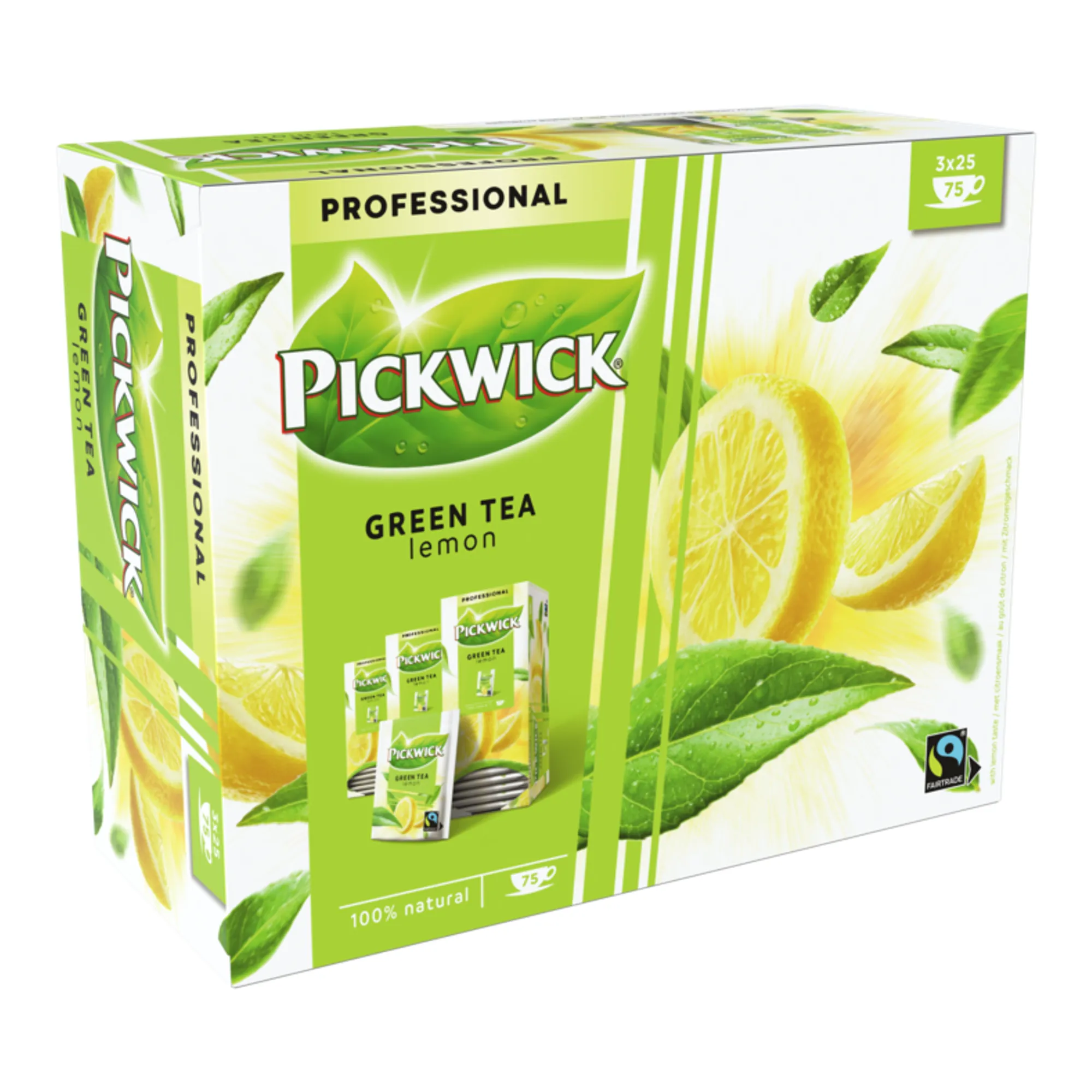 Pickwick Professional Groene Thee Lemon (75x2gr)