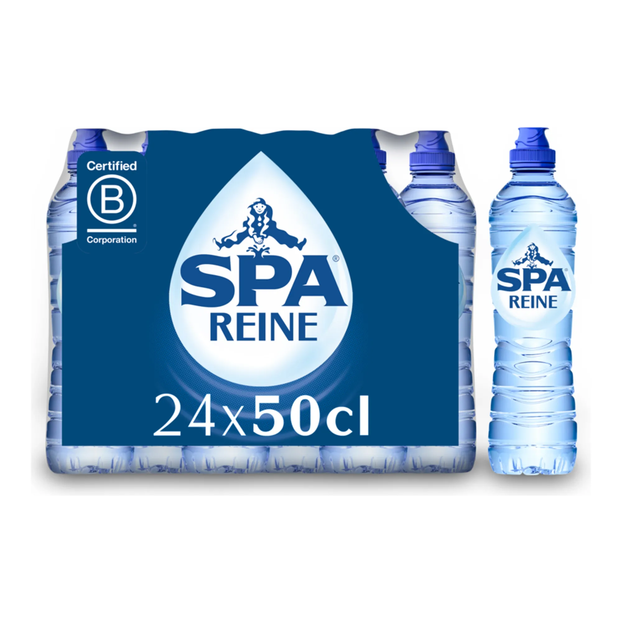 Spa Reine Blauw Sportdop (24x 50cl)