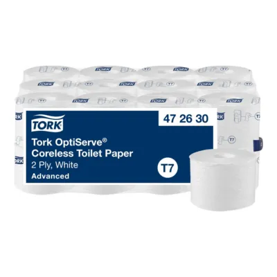 Tork Hulsloos Mid-size Toiletpapier 2-laags Wit T7 Advanced (24x900 vel)