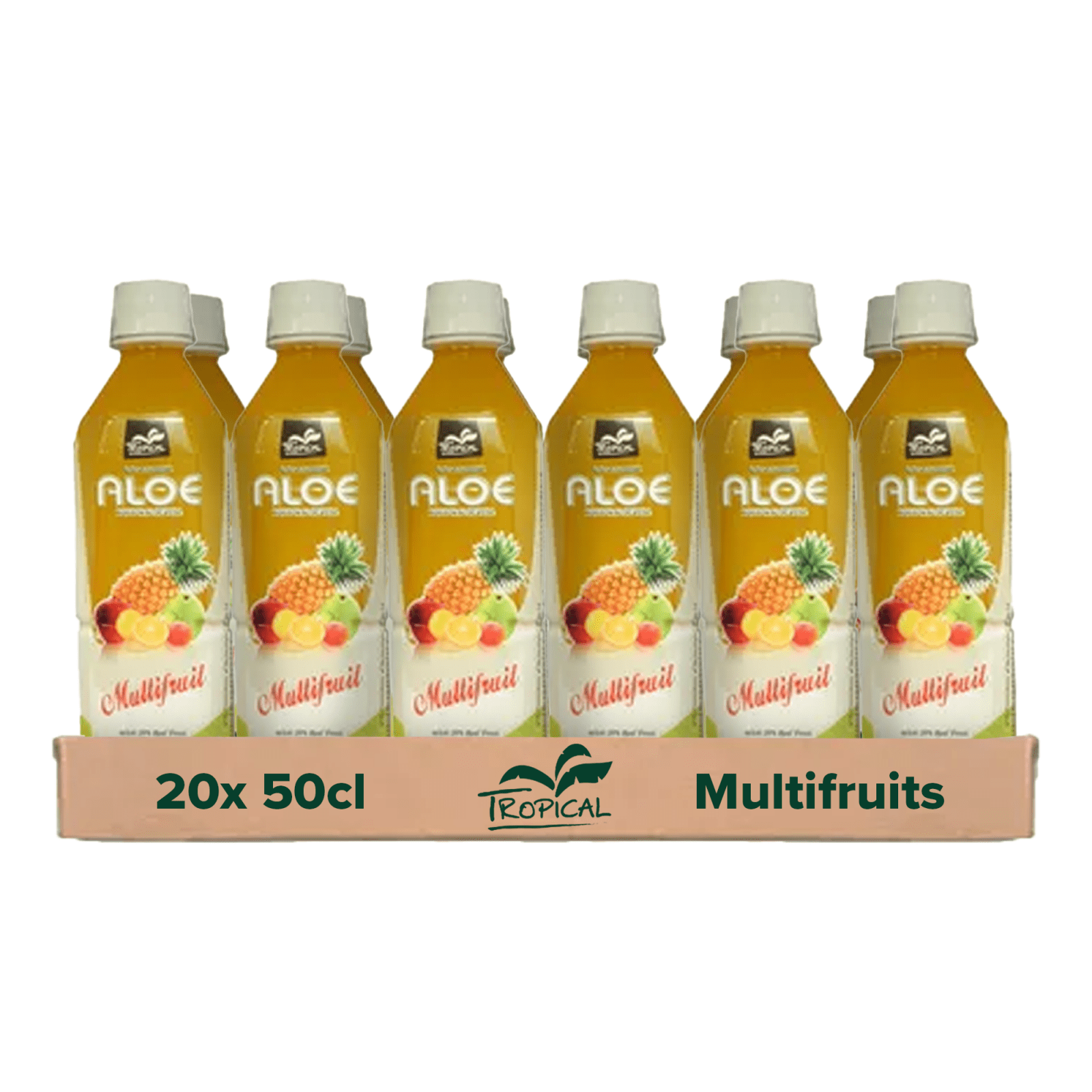 Tropische Aloe Vera Multifruits PET (20x 50cl) - Grohandel Compliment.nl