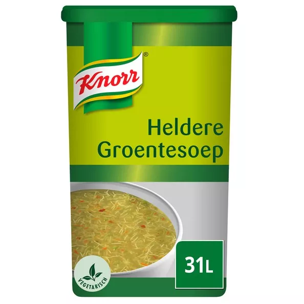 Knorr Klare Gemüsesuppe 31ltr. - Großhandel Compliment.nl