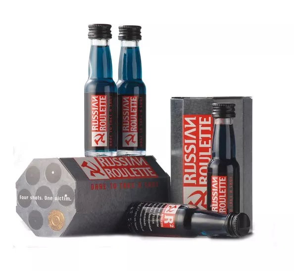 Russian Roulette (4 flesjes a 2 cl) a8 - Groothandel Compliment.nl