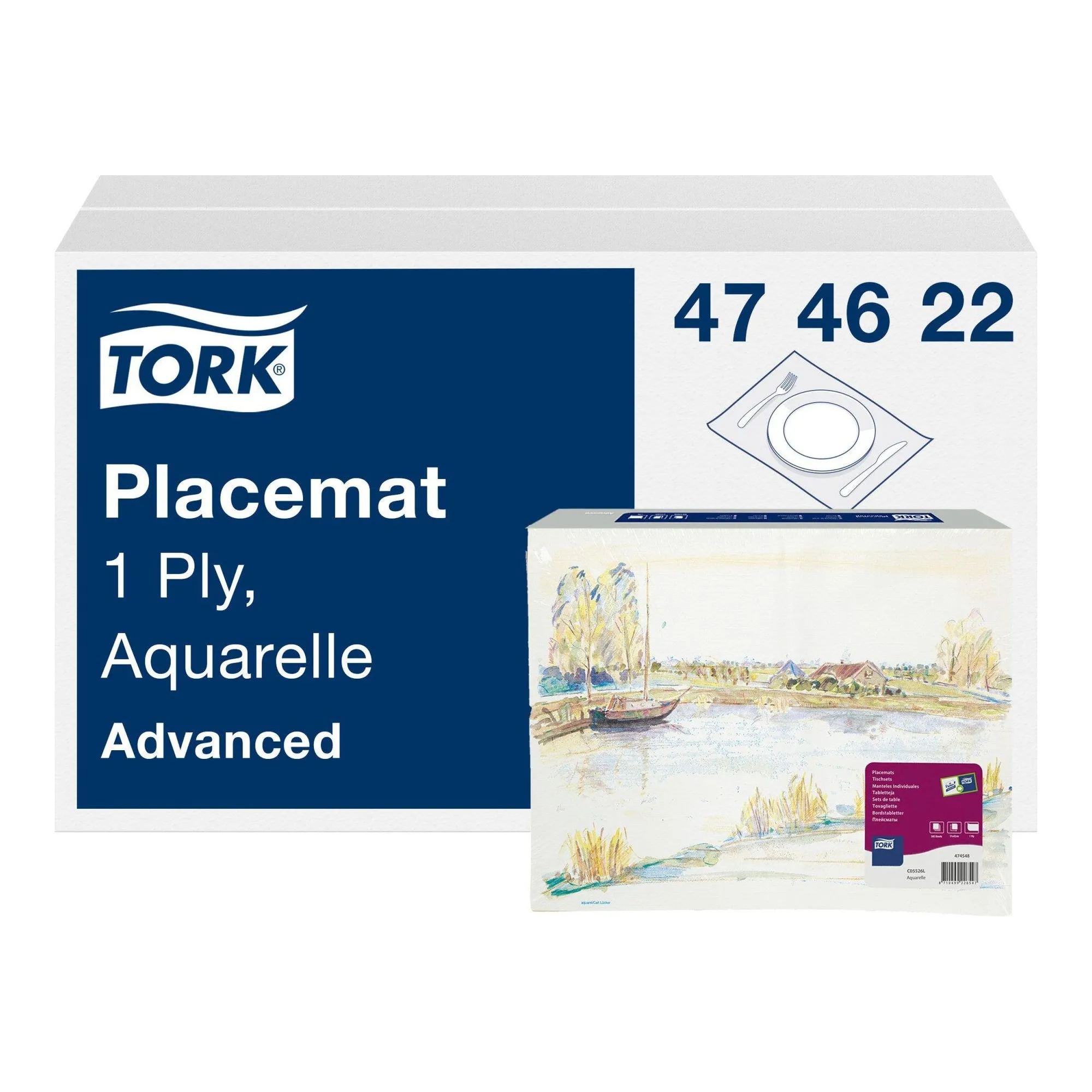 Placemats Aquarel (500 stuks)
