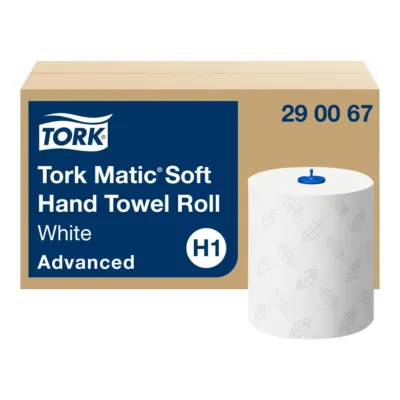 Tork Matic Zachte Handdokerol 2-laags Wit H1 Advanced 290067 (6 stuks)