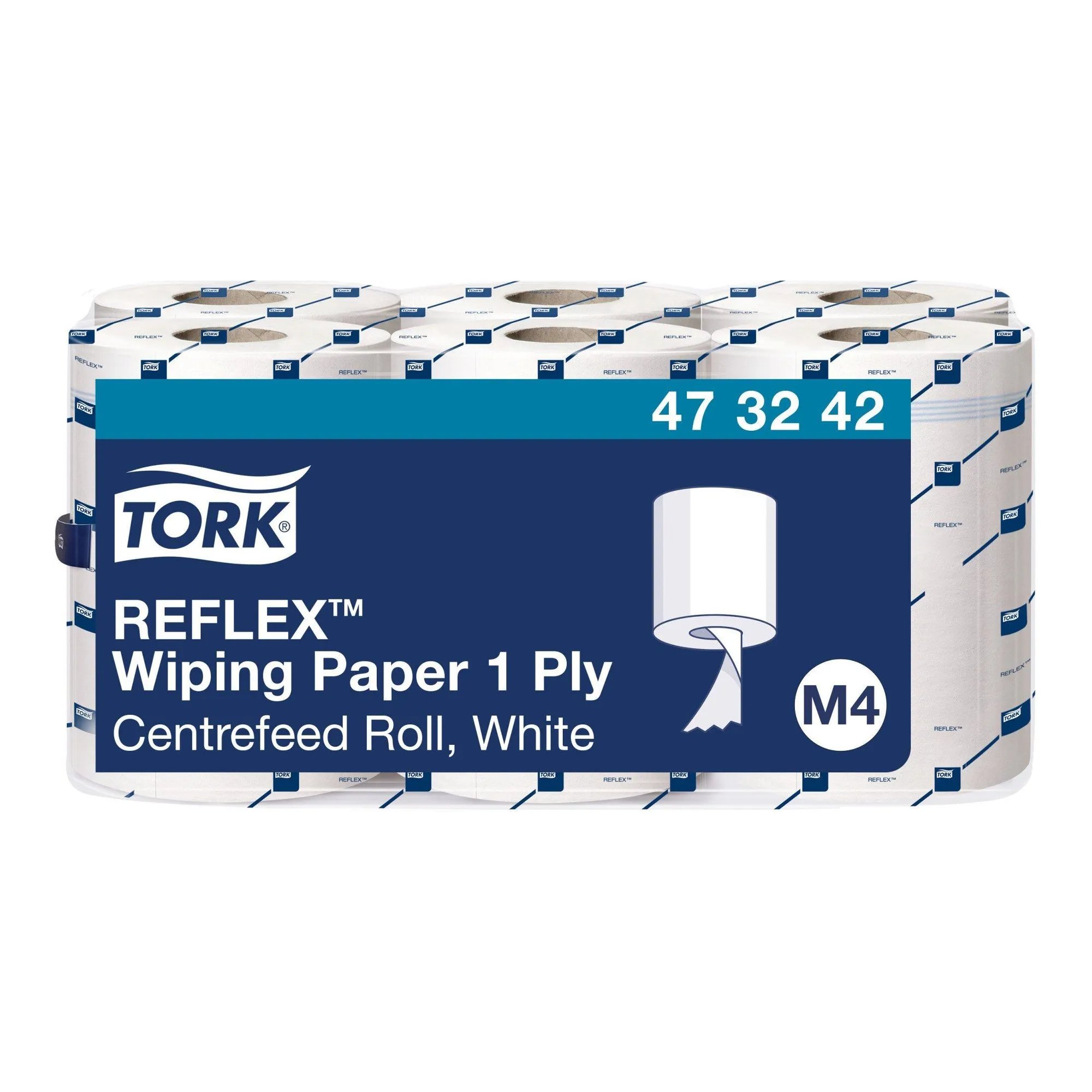 Tork Reflex Midirol 1-laags Wit (6x 300m)