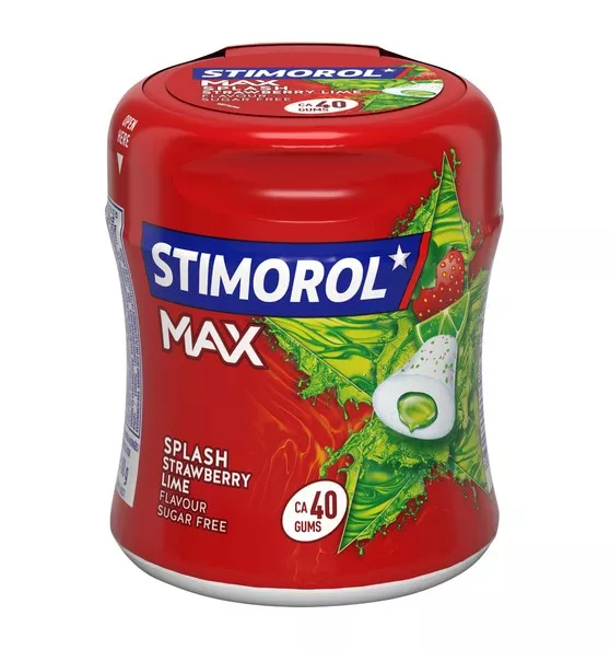 Stimorol max strawberry lime bottle 88 gr