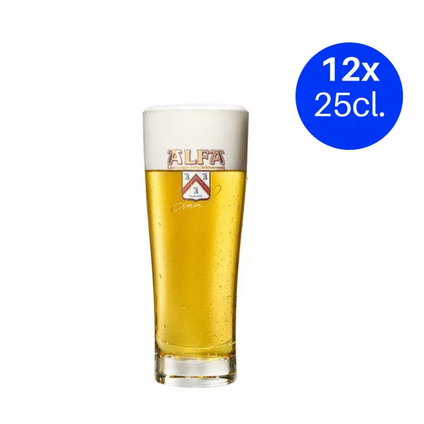 Alfa amsterdammertje glas 25 cl