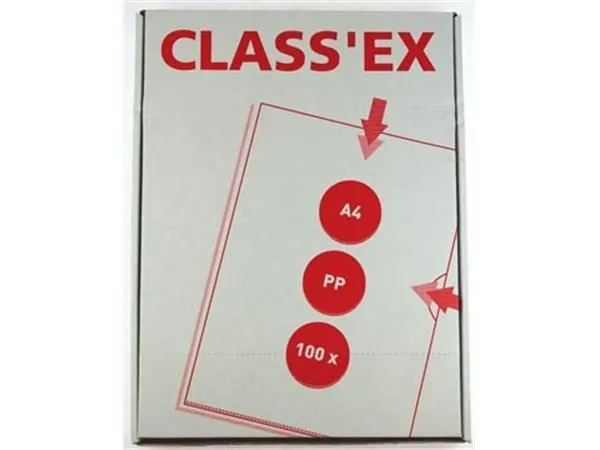 Class’ex L-map, gekorreld, doos van 100 stuks