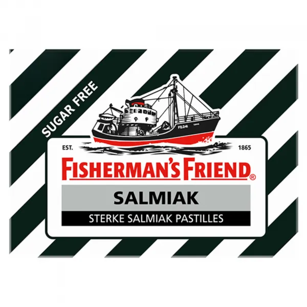 Fisherman's Friend Salmiak Suikervrij Zwart (24x 25gr) - Afbeelding 2