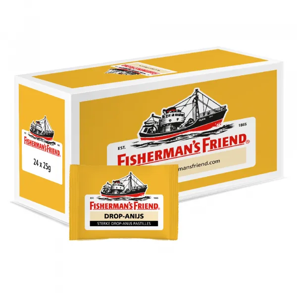 Fisherman’s Friend Strong Drop Anijs Geel (24x 25gr) (1)