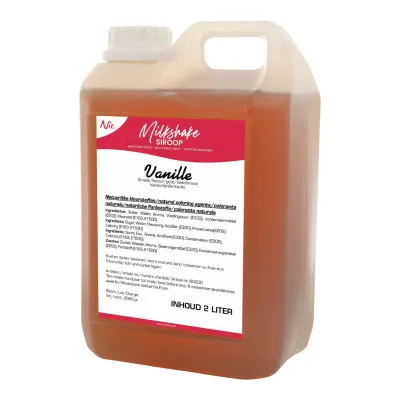 Frusco Milkshake Siroop Vanille (2 liter)