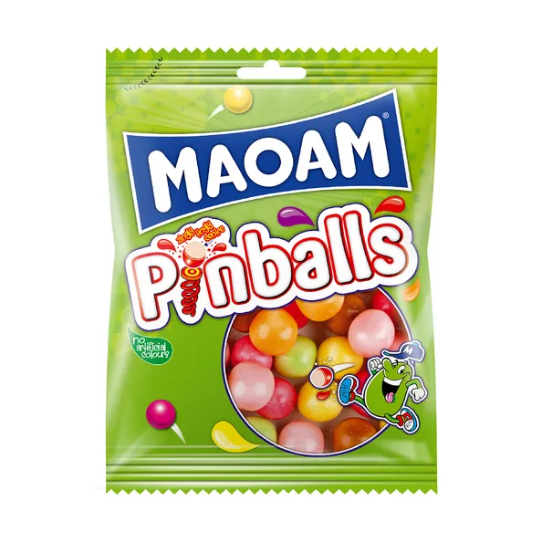 Pinballs Haribo Maoam (28x 70gr) - Grossiste Compliment.nl