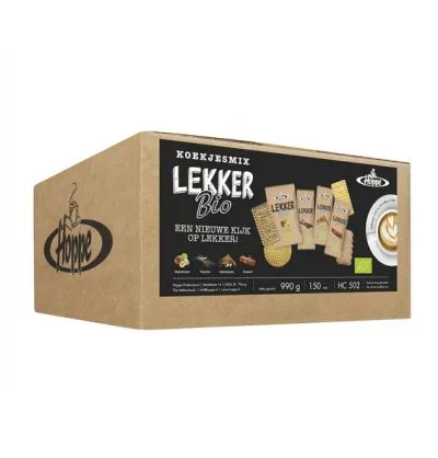 Hoppe Koffiekoekjes Koekjesmix Lekker Bio (150 stuks)