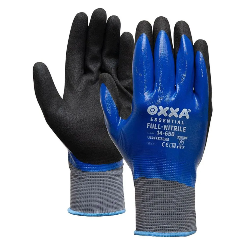 M-safe handschoenen full-nitrile 14-650 (maat 10)