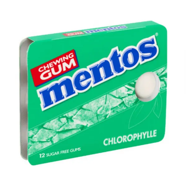 Mentos Gum Chlorophylle Blister (12 stuks)