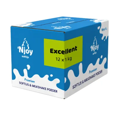 NJOY Excellent Slagroomsmaak Mix (12x 1kg) doos