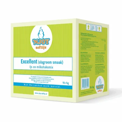 NJOY Excellent Slagroomsmaak Mix (18x 1kg)