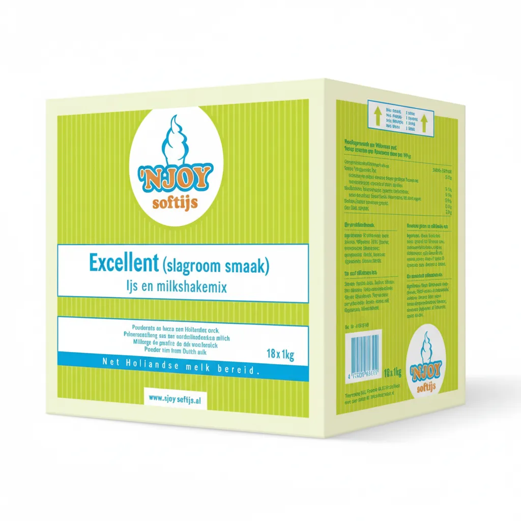 NJOY Excellent Slagroomsmaak Mix (18x 1kg)