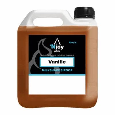 NJOY Shakesiroop Vanille (2 liter)