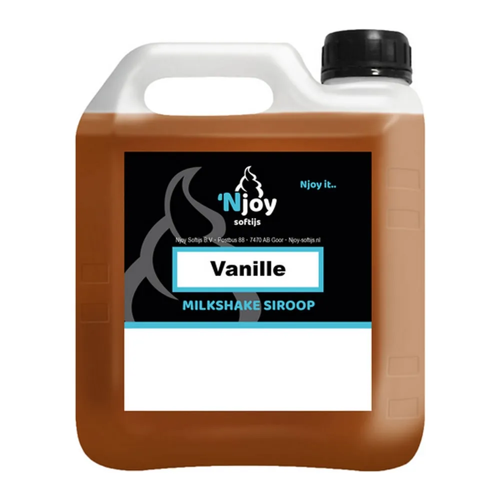 NJOY Shakesiroop Vanille (2 liter)