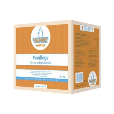 NJOY IJsmix doos oranje voorkant