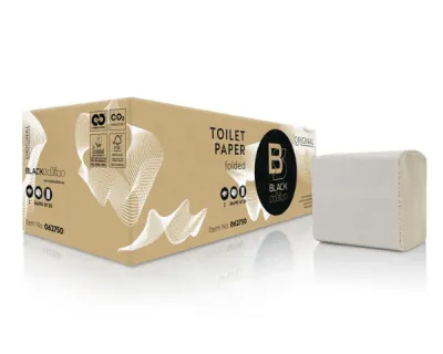 Satino Black Briq Single/Double Folded Toiletpapier (36×190 vel)