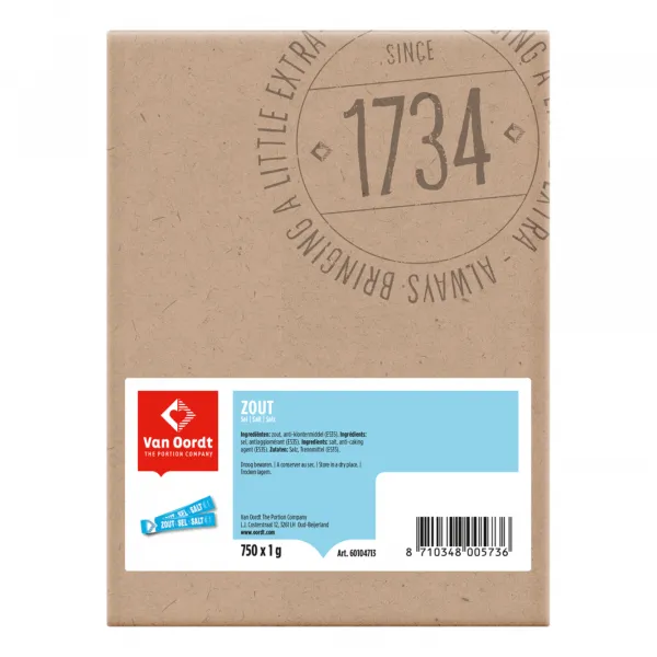 Van Oordt Zout Sticks (750x 1gr)
